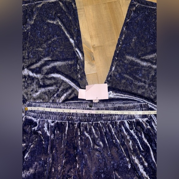 Nina Parker X Macys Plus Size Velvet Wide Leg Pants Ice Lavender Size 2X NWT - Picture 5 of 9